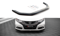 Maxton Design Front Splitter V.1 gloss black - Honda...