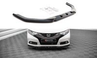 Maxton Design Front Splitter V.2 gloss black - Honda...