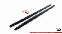 Maxton Design Side Skirts Diffusers gloss black - Honda Civic MK9