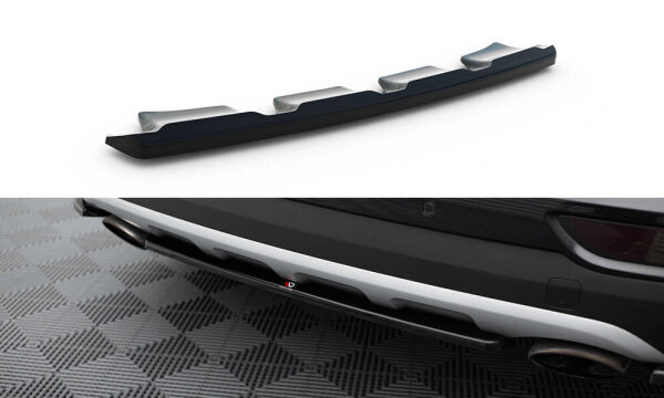 Maxton Design Middle diffuser rear extension black gloss - Kia Sportage MK4 GT-Line