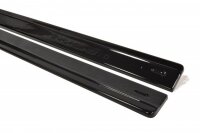 Maxton Design Side skirts extension extension black gloss - Alfa Romeo 147 GTA