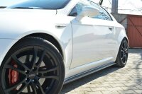 Maxton Design Side skirts extension extension black gloss - Alfa Romeo Brera