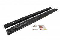 Maxton Design Side skirts extension extension black gloss - Alfa Romeo Brera