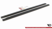 Maxton Design Side skirts extension extension black gloss - Audi S4 / A4 / A4 S-Line B8 / B8 FL