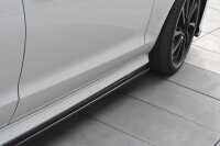 Maxton Design Side skirts extension extension black gloss - Audi A6 C7 S-Line/ S6 C7 Facelift