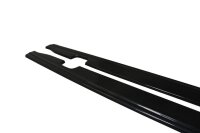 Maxton Design Side skirts extension extension black gloss - Audi A6 C7 S-Line/ S6 C7 Facelift