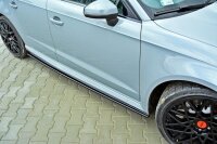 Maxton Design Seitenschweller Ansatz schwarz Hochglanz - Audi RS3 8V Sportback