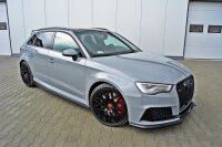 Maxton Design Seitenschweller Ansatz schwarz Hochglanz - Audi RS3 8V Sportback