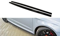 Maxton Design Side skirts extension extension black gloss...