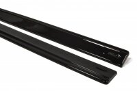 Maxton Design Side skirts extension extension black gloss - Audi RS4 B5