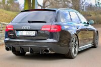 Maxton Design Seitenschweller Ansatz schwarz Hochglanz - Audi RS6 C6