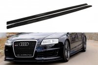 Maxton Design Side skirts extension extension black gloss...