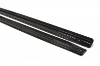 Maxton Design Side skirts extension extension black gloss - Audi RS6 C6