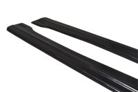 Maxton Design Side skirts extension extension black gloss - Audi RS7 C7 FL