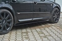 Maxton Design Side skirts extension extension black gloss...