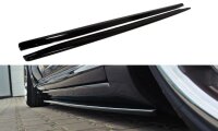 Maxton Design Side skirts extension extension black gloss - Audi S8 D3