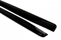 Maxton Design Side skirts extension extension black gloss - Audi S8 D3