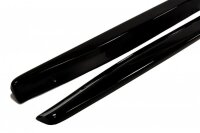 Maxton Design Side skirts extension extension black gloss - Audi S8 D3