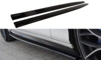 Maxton Design Side skirts extension extension black gloss - BMW 1 Series F21 M135i / M140i / M-Package