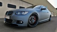 Maxton Design Side skirts extension extension black gloss - BMW 3 Series E92 M Package