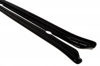 Maxton Design Side skirts extension extension black gloss - BMW 6 Series E63 / E64 (Pre-Facelift)