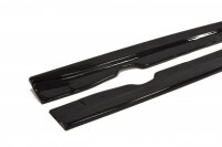 Maxton Design Side skirts extension extension black gloss - BMW M3 E92 / E93