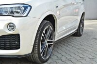 Maxton Design Seitenschweller Ansatz schwarz Hochglanz - BMW X4 M Paket