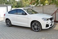 Maxton Design Seitenschweller Ansatz schwarz Hochglanz - BMW X4 M Paket