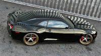 Maxton Design Seitenschweller Ansatz schwarz Hochglanz - Chevrolet Camaro V SS schwarz Hochglanz - US, EU Version (Pre-Facelift)