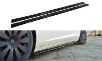 Maxton Design Side skirts extension extension black gloss - Chevrolet Camaro V SS black gloss - US, EU Version (Pre-Facelift)