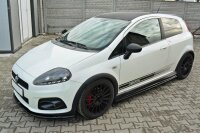 Maxton Design Side skirts extension extension black gloss - Fiat Grande Punto ABARTH