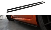 Maxton Design Seitenschweller Ansatz schwarz Hochglanz - Ford Focus ST MK2 FL