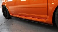 Maxton Design Side skirts extension extension black gloss - Ford Focus ST MK2 FL