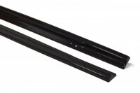 Maxton Design Side skirts extension extension black gloss - Ford Focus ST MK2 FL