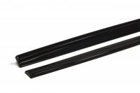 Maxton Design Side skirts extension extension black gloss - Ford Focus ST MK2 FL