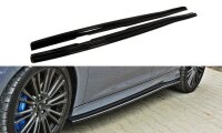 Maxton Design Side skirts extension extension black gloss...