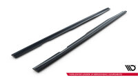 Maxton Design Side skirts extension extension black gloss - Ford Focus ST / ST-Line MK3 / MK3 FL Hatchback / Estate