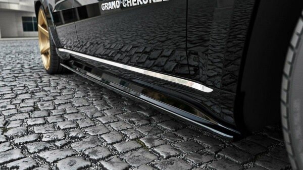 Maxton Design Side skirts extension extension black gloss - Jeep Grand Cherokee WK2 Sumwith Facelift