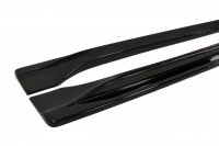 Maxton Design Seitenschweller Ansatz schwarz Hochglanz - Jeep Grand Cherokee WK2 Summit Facelift