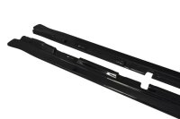 Maxton Design Side skirts extension extension black gloss - Lexus IS MK2