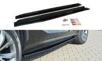 Maxton Design Side skirts extension extension black gloss...