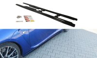 Maxton Design Side skirts extension extension black gloss...