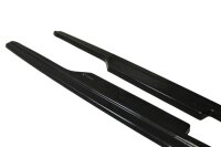 Maxton Design Side skirts extension extension black gloss - Lexus RC F