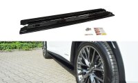 Maxton Design Side skirts extension extension black gloss...