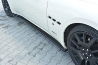 Maxton Design Side skirts extension extension black gloss - Maserati Gran Turismo 2007-2011