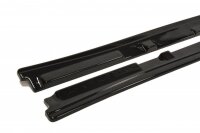 Maxton Design Side skirts extension extension black gloss - Mazda 3 MK2 MPS