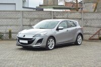 Maxton Design Side skirts extension extension black gloss - Mazda 3 MK2 Sport (Pre-Facelift)