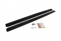 Maxton Design Side skirts extension extension black gloss - Mazda 3 MK2 Sport (Pre-Facelift)