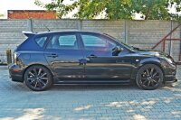 Maxton Design Seitenschweller Ansatz schwarz Hochglanz - Mazda 3 MPS MK1 (Pre-Facelift)