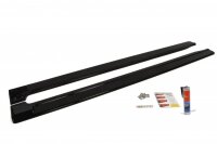 Maxton Design Side skirts extension extension black gloss - Mazda CX-7